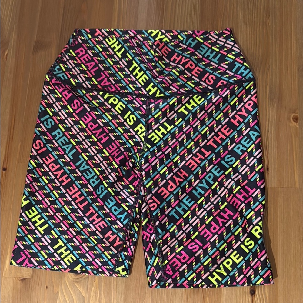 Zumba the Hype is Real Biker Shorts
